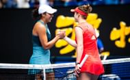 Keys and Svitolina after their Australian Open quarterfinal (Image Source: Getty)